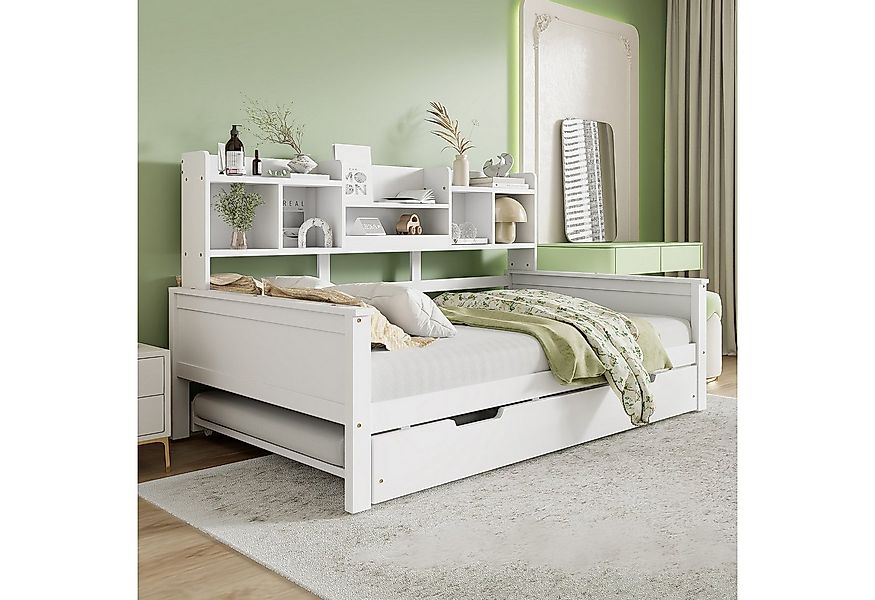 STILVORA Schlafsofa 90×200 Jugendbett mit Stauraum & Lattenrost,Bettgestell günstig online kaufen