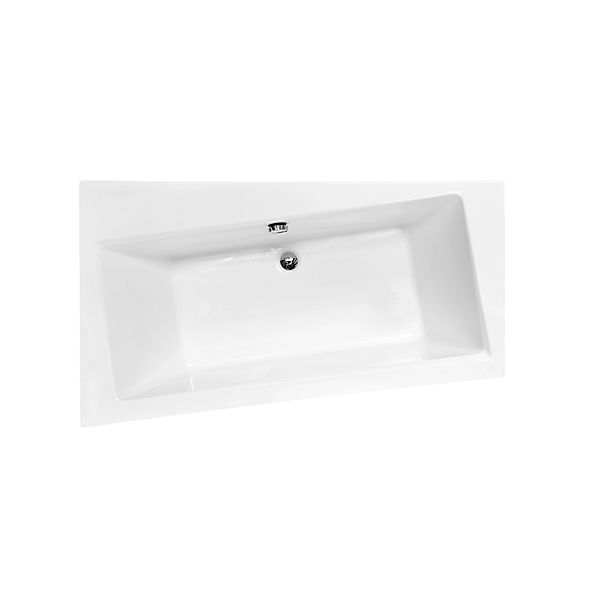 Bad Land Badewanne Eckwanne INFINITY 160x100 Links Mit AcrylSchürze Ablauf günstig online kaufen