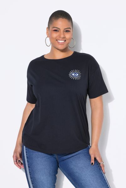 Studio Untold T-Shirt T-Shirt oversized Glitter-Eye günstig online kaufen