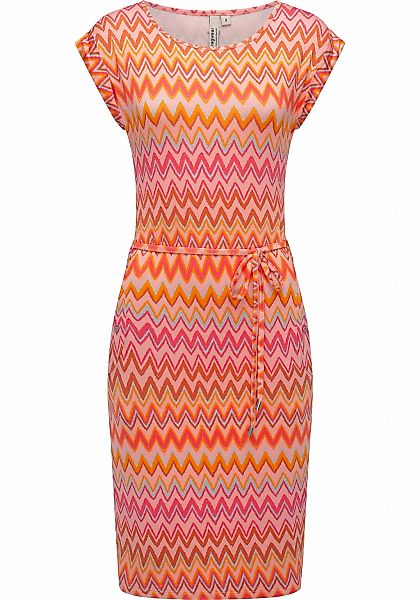 Ragwear Sommerkleid "Taggien Print" Eingrifftaschen Leichtes, bequemes Midi günstig online kaufen