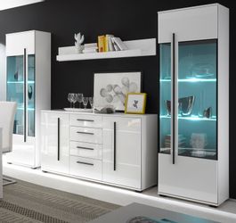 Furn.Design Wohnwand Design-D, (Set 4-teilig, ca. günstig online kaufen