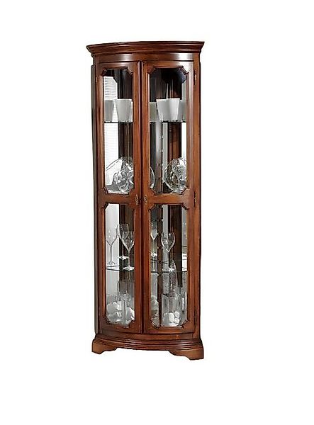 JVmoebel Eckvitrine Klassische Eck Vitrine Glas Schrank Wohnzimmer Schaufen günstig online kaufen