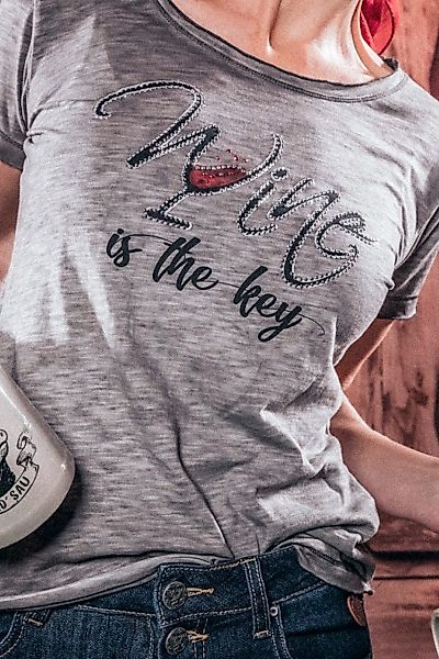 Hangowear Trachtenshirt Trachtenshirt Damen - WINE günstig online kaufen