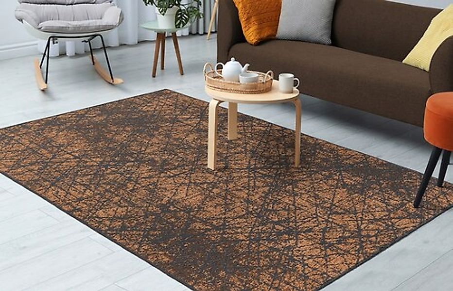 Kayoom Teppich »Kalevi 200«, rechteckig, 8 mm Höhe, Flachgewebe günstig online kaufen
