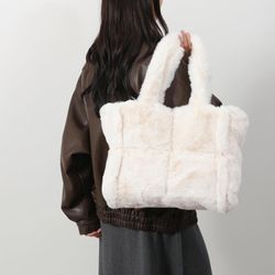 Coonoor Schultertasche Damen Plüsch Umhängetasche Groß günstig online kaufen