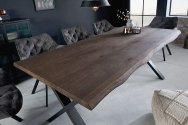 riess-ambiente Baumkantentisch WILD OAK 160cm smoked günstig online kaufen