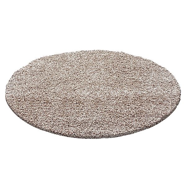 Ayyildiz Teppiche Hochflor-Teppich »Life Shaggy 1500«, rund, 30 mm Höhe, au günstig online kaufen