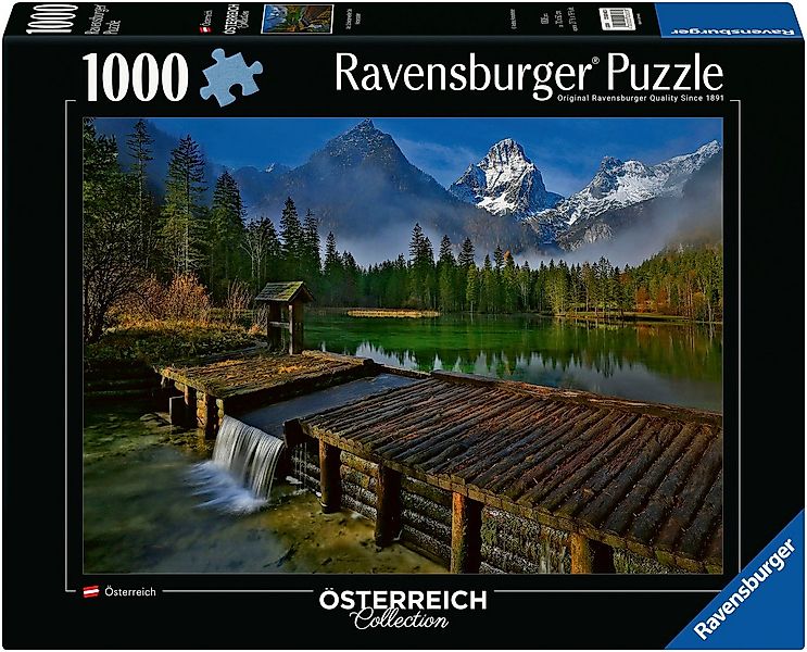 Ravensburger Puzzle Schiederweiher bei Hinterstoder, 1000 Puzzleteile, Made günstig online kaufen
