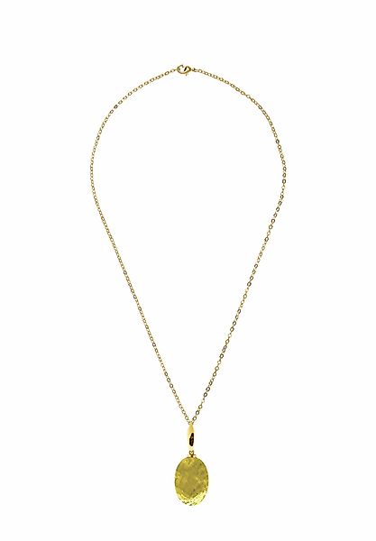 Gemshine Kette mit Anhänger ovaler Citrin günstig online kaufen