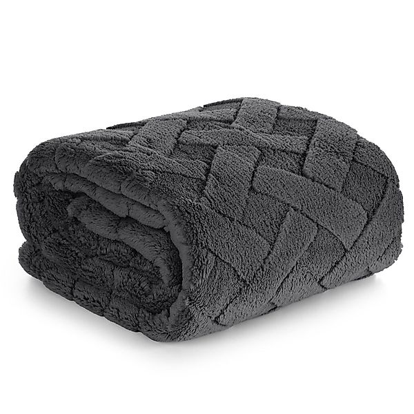 Wohndecke CARO, Design91, Karierte Kuscheldecke ideales günstig online kaufen