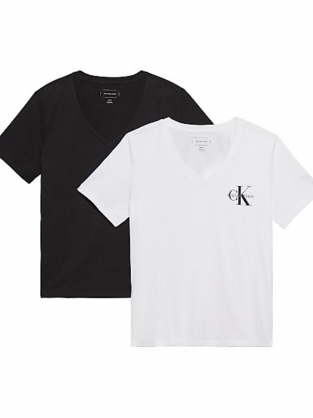 Calvin Klein Jeans T-Shirt "A- Logo VN 2 pack Tee" Packung, 2er-Pack, 2 Stk günstig online kaufen