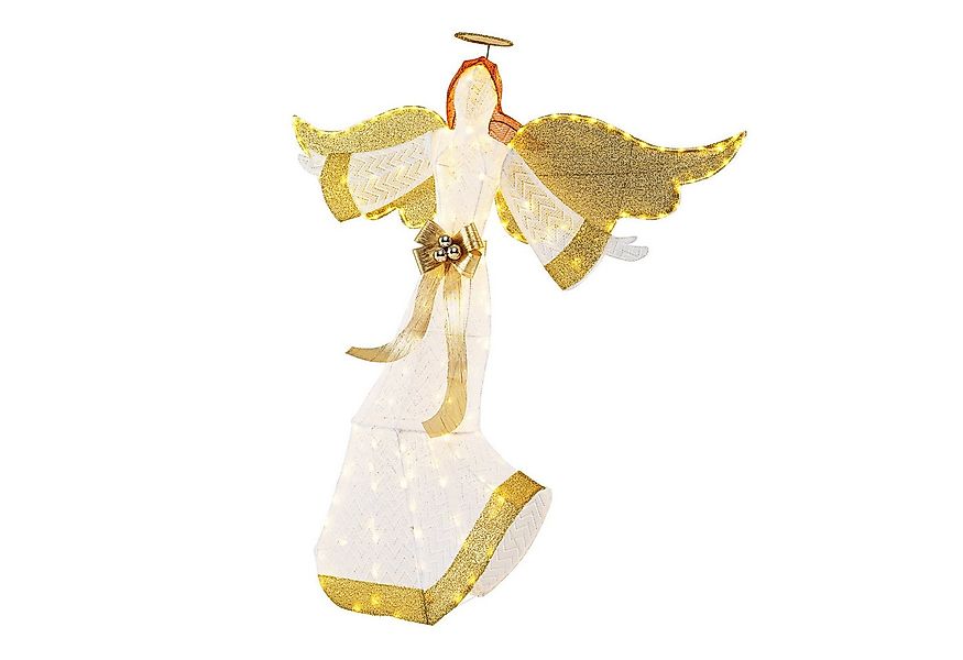 KOMFOTTEU Weihnachtsfigur beleuchteter Weihnachtsengel, mit 180 LED-Lichter günstig online kaufen