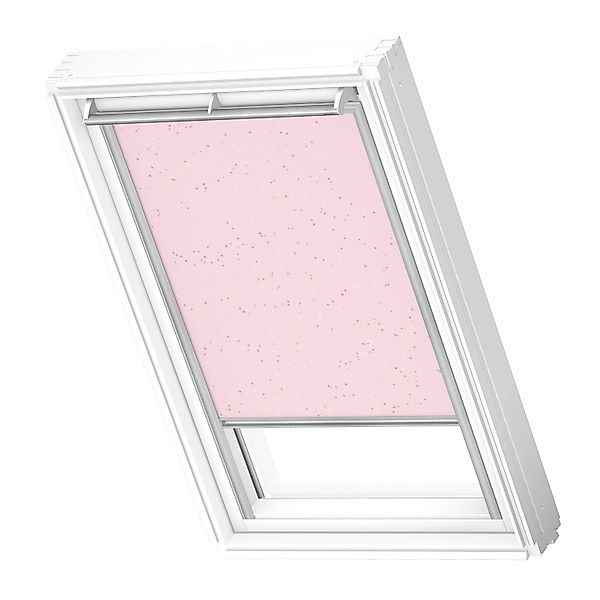 VELUX Verdunklungsrollo "DKL 4659S, Motiv: Kids Rosa Sterne" verdunkelnd oh günstig online kaufen