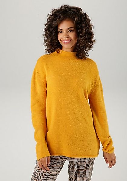 Aniston CASUAL Strickpullover mit Stehkragen günstig online kaufen