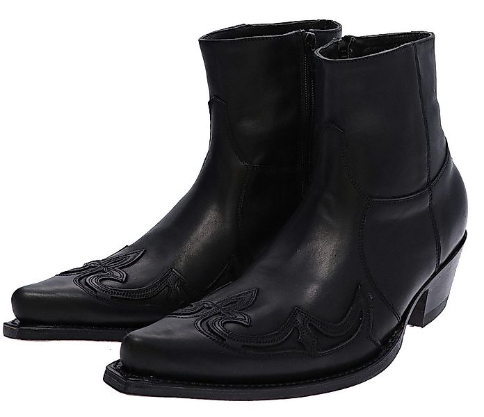 Sendra Boots JAVI 7783 Schwarz Westernstiefelette günstig online kaufen