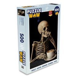 MuchoWow Puzzle Skelett - Kaffee - günstig online kaufen