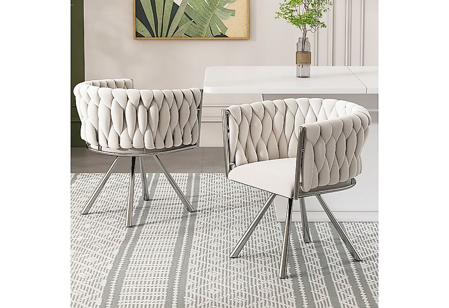 Flieks Esszimmerstuhl (360° drehbar, Set, 2 St), 2er Set Polsterstühle Dreh günstig online kaufen