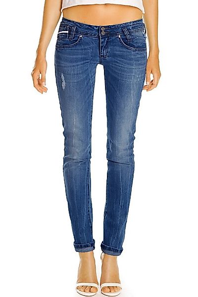 be styled Röhrenjeans Premium Hüftjeans Hose Bio Organic Baumwolle - Damen günstig online kaufen