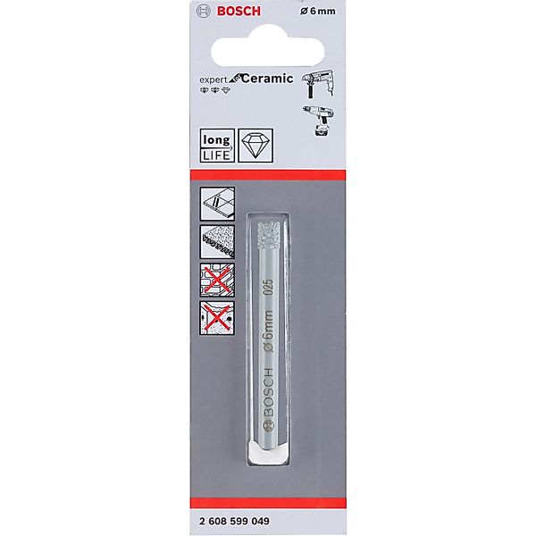 Bosch Diamantbohrer für Keramik 6 mm x 66 mm günstig online kaufen