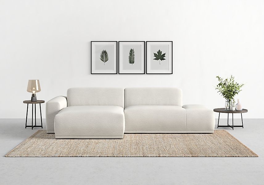TRENDMANUFAKTUR Ecksofa "Braga, mit hochwertigem Kaltschaum, L-Form, in Cor günstig online kaufen
