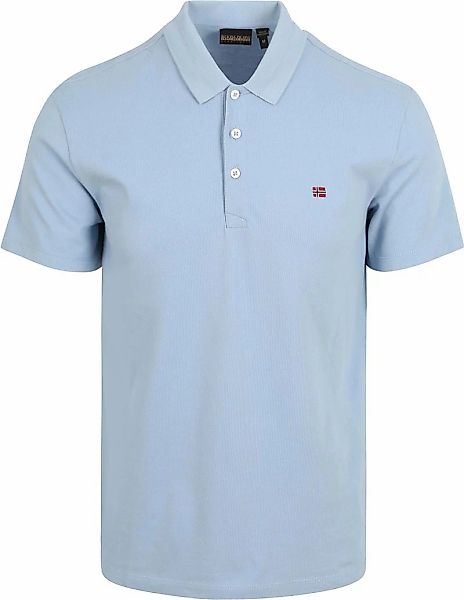 Napapijri Ealis Poloshirt Chambray Blau - Größe 3XL günstig online kaufen