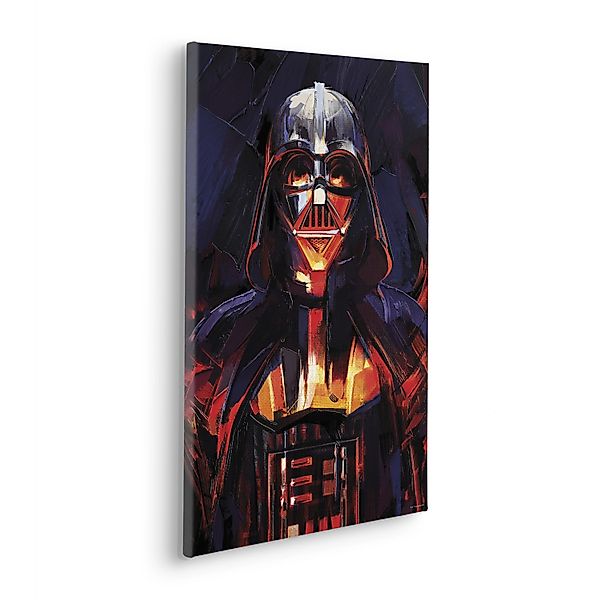Komar Keilrahmenbild Star Wars Darth Vader Flaming Schwarz günstig online kaufen