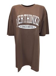 Worldclassca T-Shirt Worldclassca Oversized Print OVERTHINKER günstig online kaufen