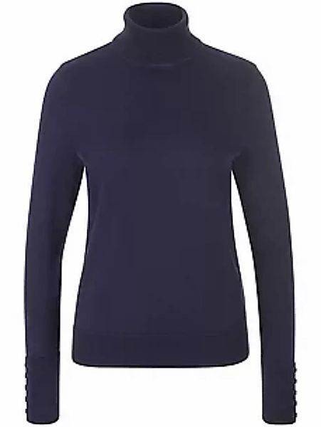 Rollkragen-Pullover aus 100% SUPIMA®-Baumwolle Peter Hahn blau günstig online kaufen