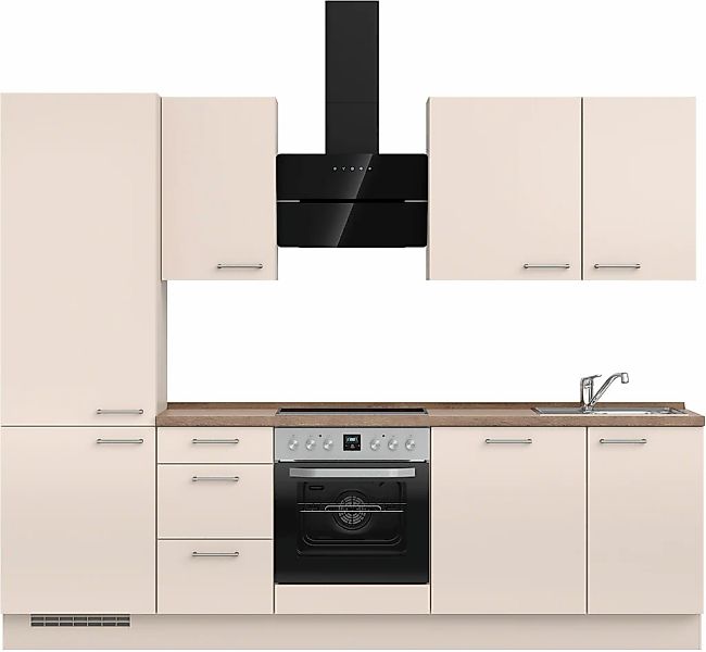 nobilia Küchenzeile ""Laser II", Ausrichtung wählbar, Breite 270 cm" vormon günstig online kaufen