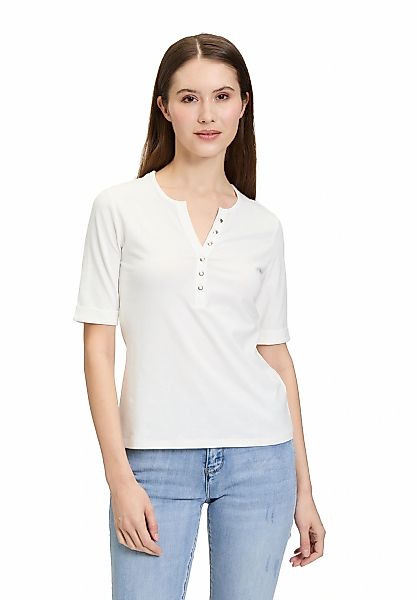 Betty Barclay Kurzarmshirt "Betty Barclay Basic Shirt mit Knöpfen", (1 tlg. günstig online kaufen