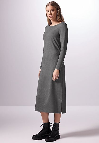 STREET ONE STUDIO Midikleid Ohne Taschen in Unifarbe günstig online kaufen