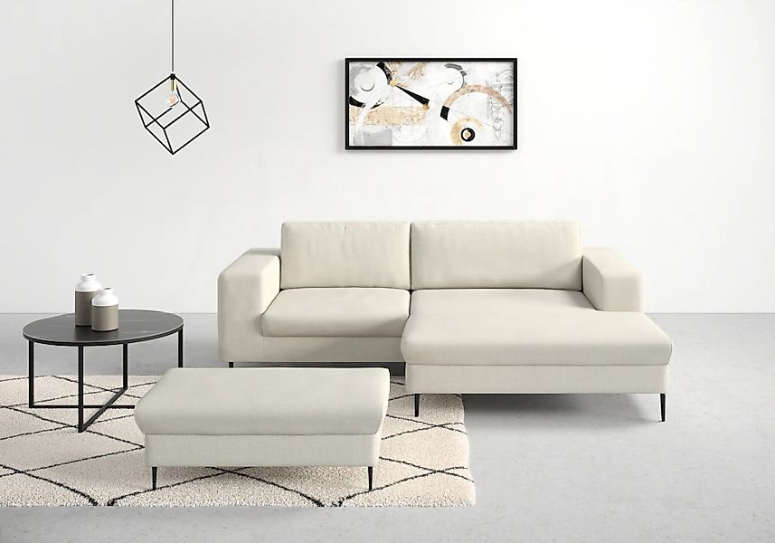 DOMO collection Ecksofa "Modica kompakt und elegant, Breite 244, L-Form", m günstig online kaufen