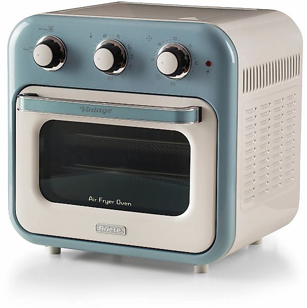 Ariete Heißluftfritteuse "4632BL" 1400 W Vintage Backofen und Rotisserie in günstig online kaufen