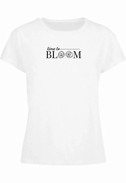 Merchcode T-Shirt Merchcode Damen Ladies Pretty Time to bloom - Box Tee (1- günstig online kaufen