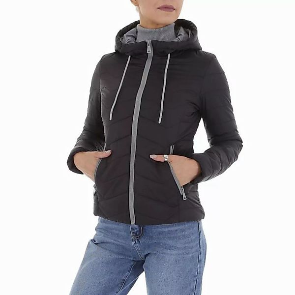 Ital-Design Steppjacke Damen Freizeit (87256579) Kapuze Gefüttert Übergangs günstig online kaufen