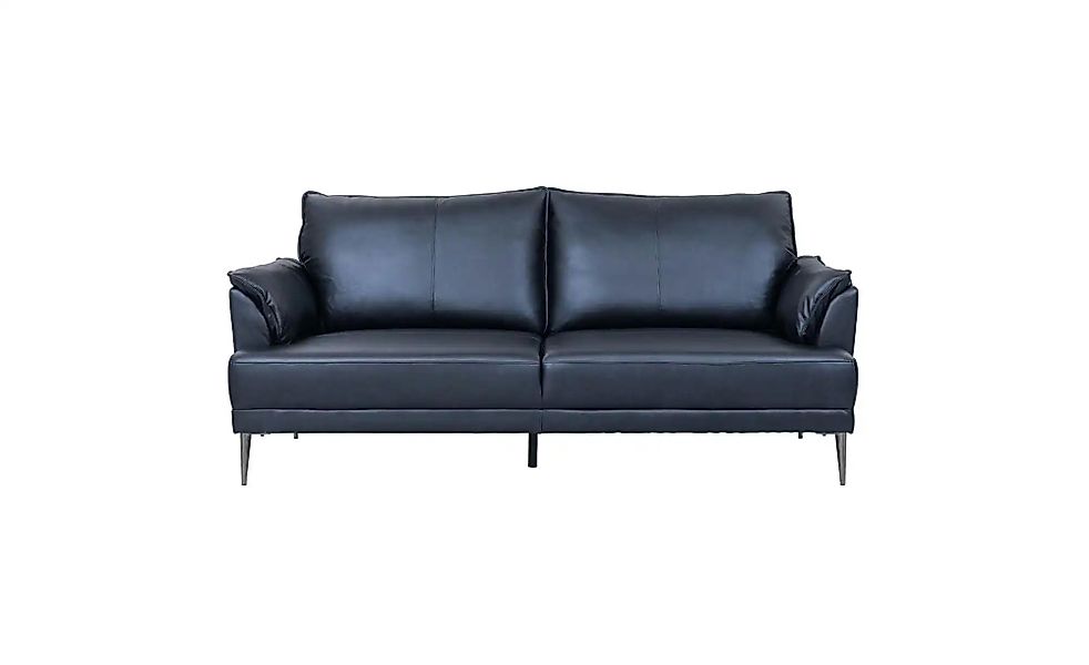Furnhouse Einzelsofa aus Echtleder Soul ¦ schwarz ¦ Maße (cm): B: 195 H: 88 günstig online kaufen