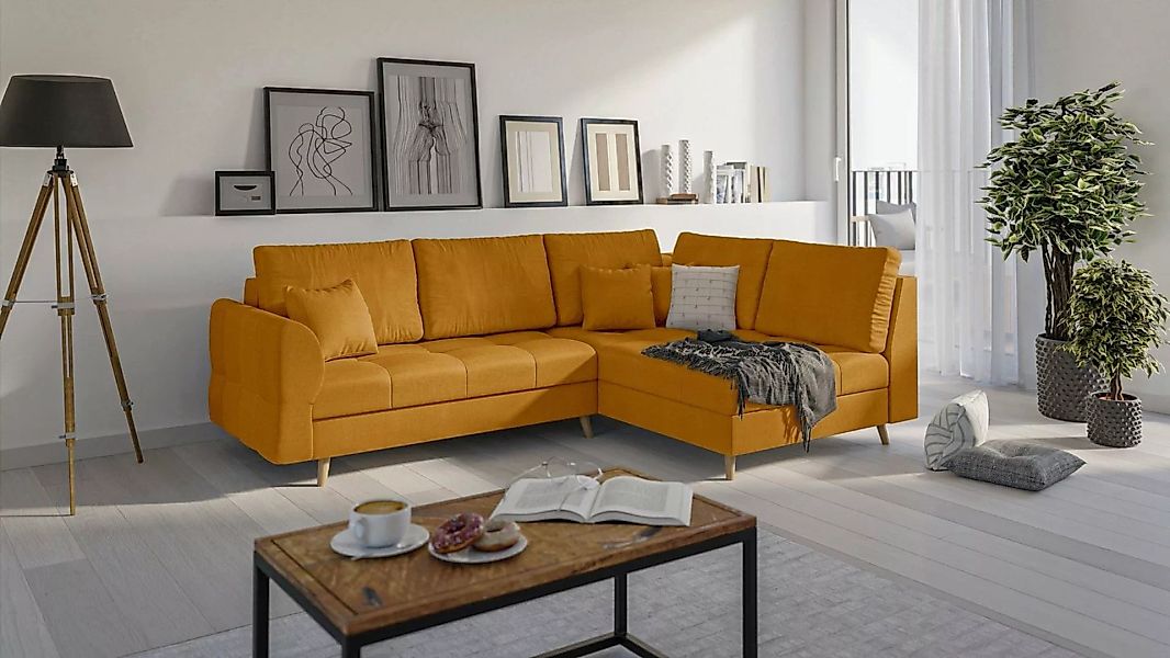 S-Style Möbel Ecksofa Cuba im skandinavischen Design, Ottomane links oder r günstig online kaufen