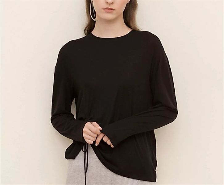 AFAZ New Trading UG Longshirt Damen Lockeres, T-Shirt mit Rundhalsausschnit günstig online kaufen
