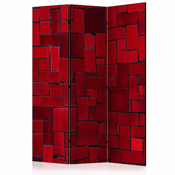 3-teiliges Paravent - Red Imagination [room Dividers] günstig online kaufen