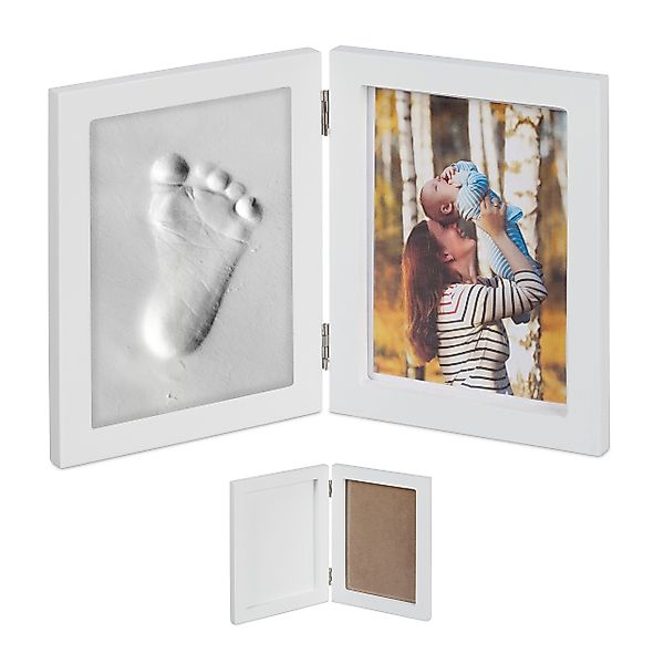 relaxdays Collagerahmen 2 x Babybilderrahmen mit günstig online kaufen