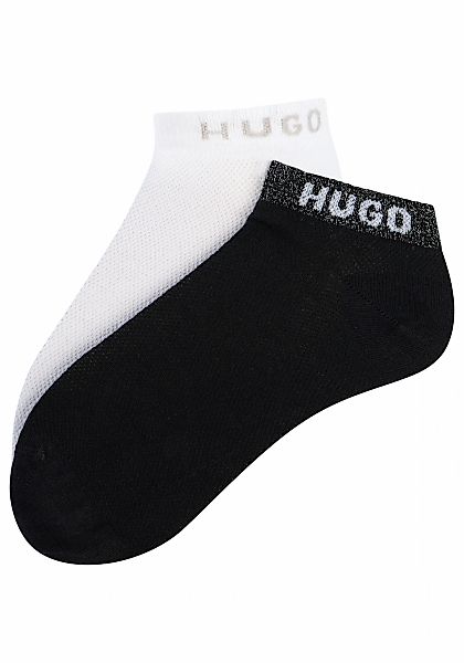 HUGO Underwear Sneakersocken "2P AS SHINY PIQ CC W" 3 Paar tlg. leicht schi günstig online kaufen