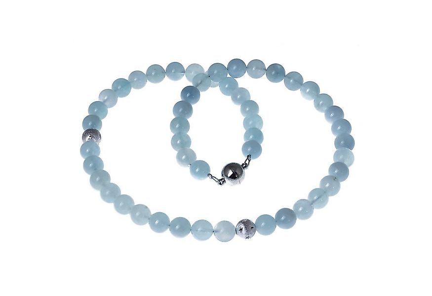 Bella Carina Perlenkette Kette Aquamarin Perlen und Sternchen aus 925 Silbe günstig online kaufen