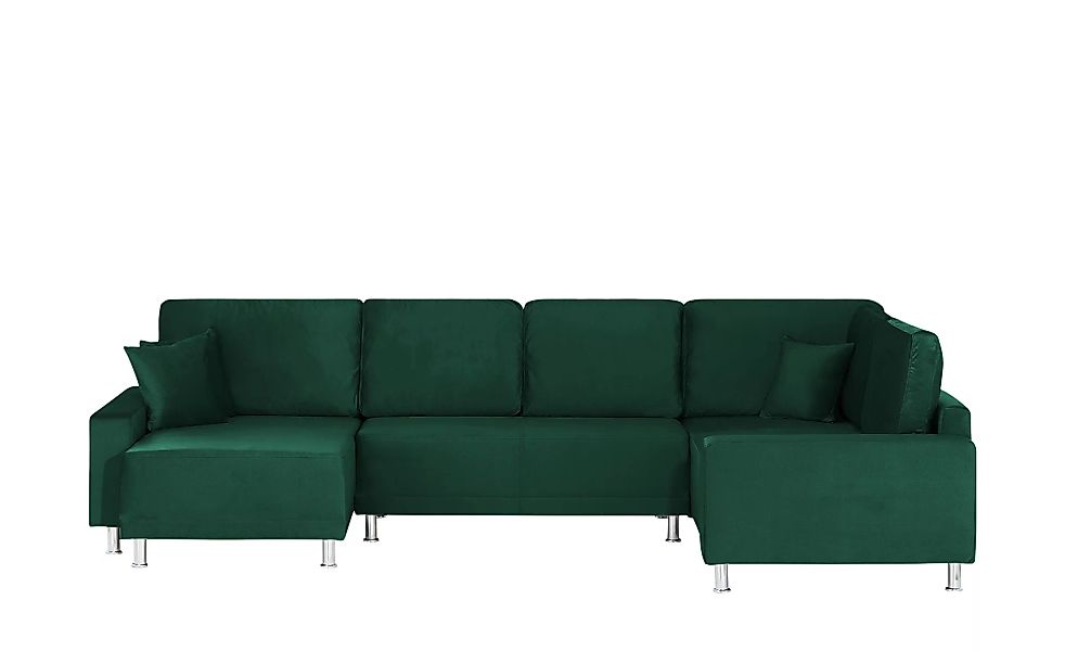 Wohnlandschaft - grün - 350 cm - 229 cm - Polstermöbel > Sofas > Wohnlandsc günstig online kaufen