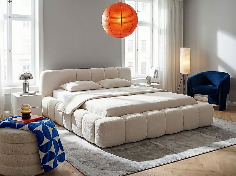 wonello Polsterbett Ariana, Bett mit Bettkasten und Lattenrost – eleganter günstig online kaufen