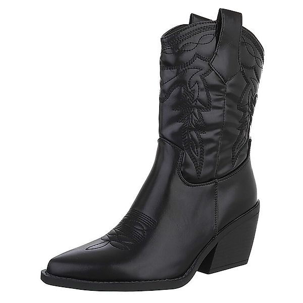 Ital-Design Damen Cowboyboots Western Westernstiefelette (88843745) günstig online kaufen