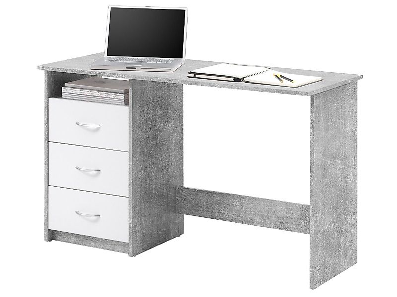 PREISBRECHER Schreibtisch Schreibtisch >Mack< - 123x76x50cm günstig online kaufen