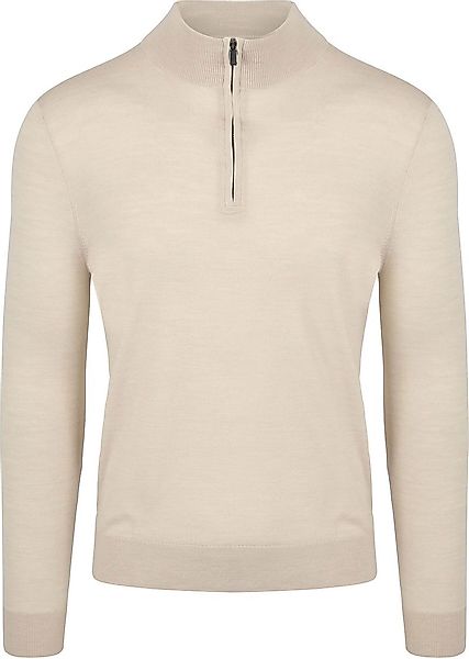 Suitable Merino Half Zip Pullover Ecru - Größe XL günstig online kaufen