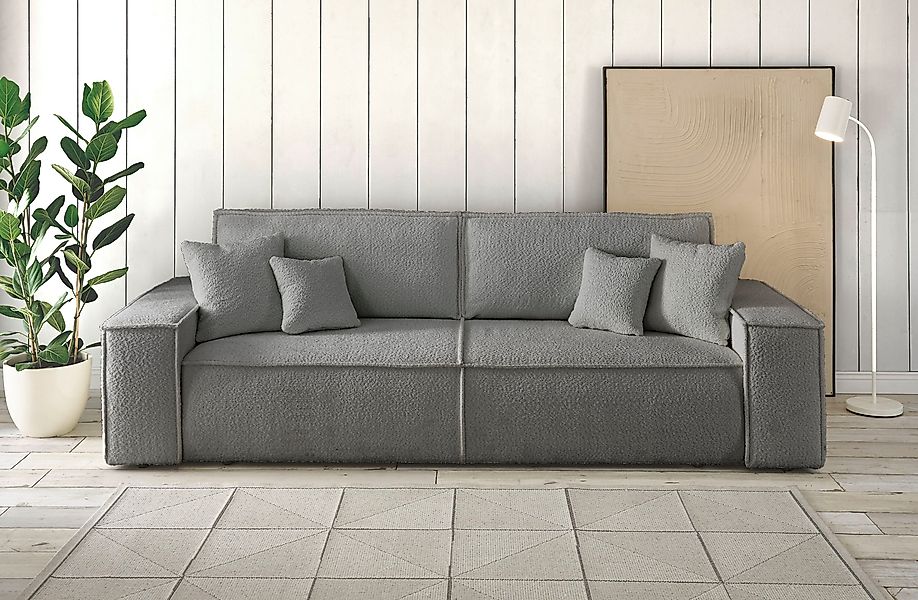 andas 3-Sitzer "FINNLEY, Schlafsofa 257 cm, Couch mit Schlaffunktion & Bett günstig online kaufen