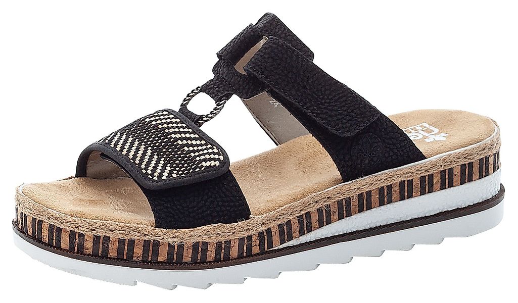Rieker Pantolette, Keilabsatz, Sommerschuh, Schlappen mit günstig online kaufen