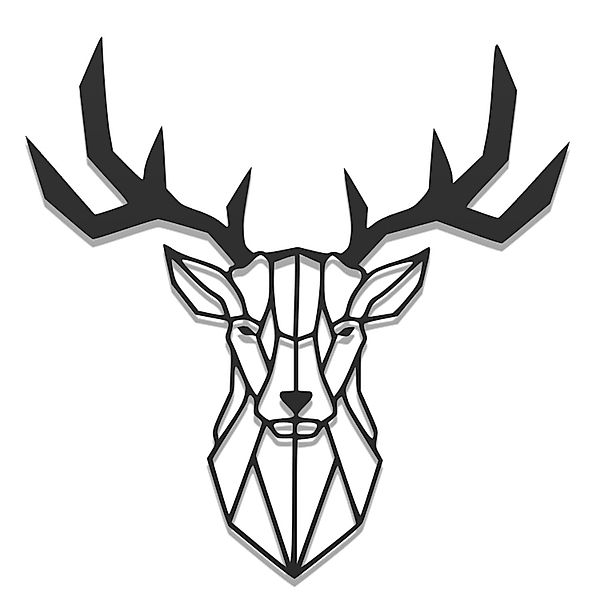 tuning-art Wanddekoobjekt WB07-BLK Wanddekoration Deko Metallschild günstig online kaufen